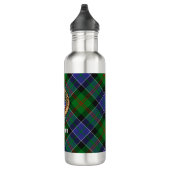 Bouteille D'eau Clan Paterson Crest sur Tartan (Droite)