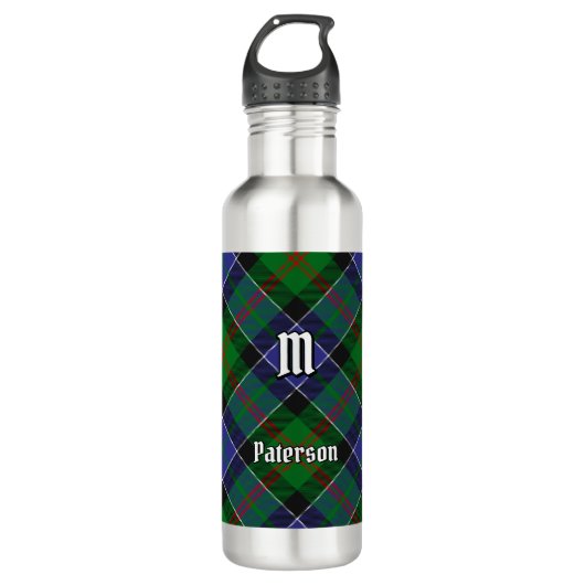 Bouteille D'eau Clan Paterson Tartan (Devant)