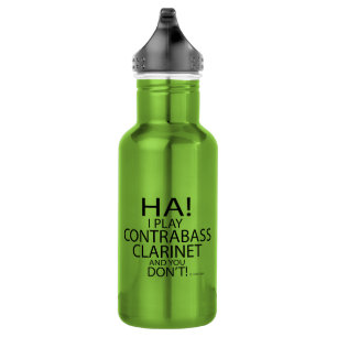 Bouteille D'eau Clarinet Ha Contrabass