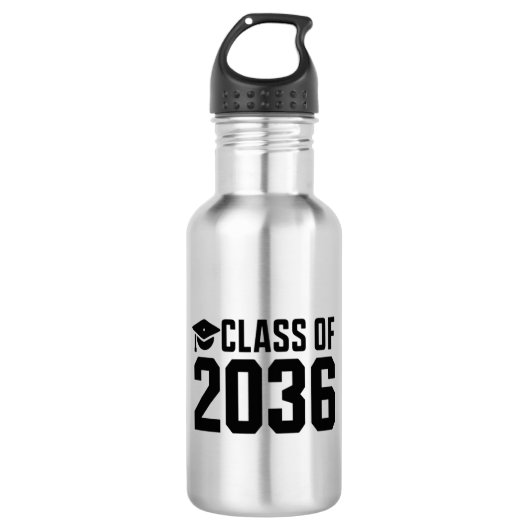 Bouteille D'eau Classe de 2036 Grow With Me Retour à l'école (Devant)