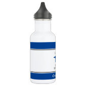 Bouteille D'eau Classe de fin d'études secondaires de 2025 nom per (Gauche)