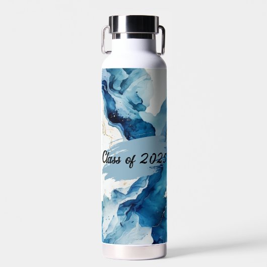 Bouteille D'eau Classe de marbre bleu de 2025 (Avant)