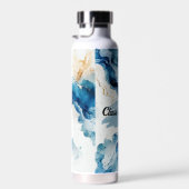 Bouteille D'eau Classe de marbre bleu de 2025 (Plage)