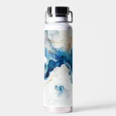 Bouteille D'eau Classe de marbre bleu de 2025 (Arrière)