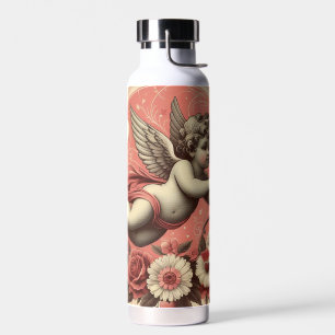 Bouteille D'eau Classic/Vintage/Retro Saint-Valentin cupide