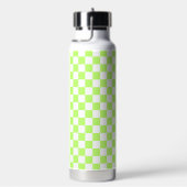 Bouteille D'eau Classic visual lime checkerboard  (Évier)
