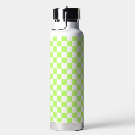 Bouteille D'eau Classic visual lime checkerboard  (Évier)
