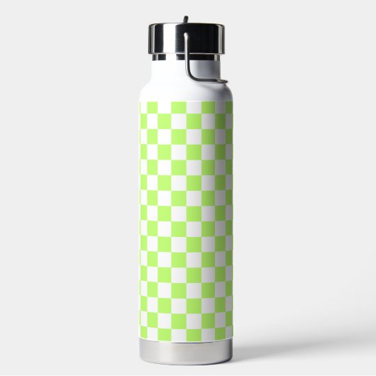 Bouteille D'eau Classic visual lime checkerboard  (Gym)