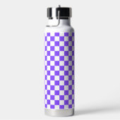 Bouteille D'eau Classic visual purple checkerboard  (Évier)