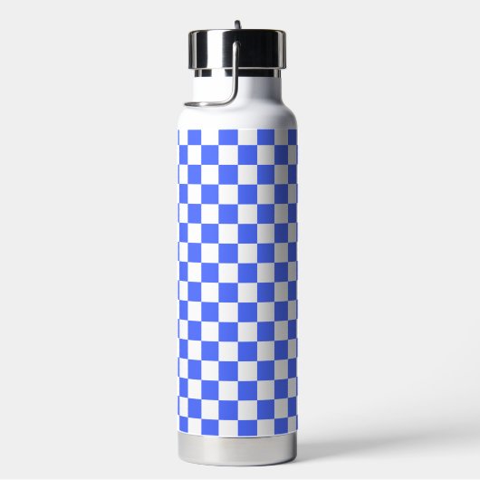 Bouteille D'eau Classic visual sapphire checkerboard  (Évier)