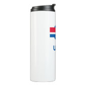 Bouteille d'eau classique du logo (Tourné sur la gauche)