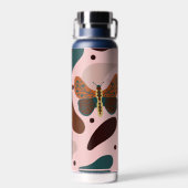 Bouteille D'eau Classique Élégant Rustique Bohème (Arrière)