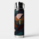 Bouteille D'eau Classique Élégant Rustique Bohème (Arrière)