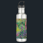 Bouteille D'eau Claude Monet - Le jardin d'Iris à Giverny<br><div class="desc">Jardin d'Iris à Giverny / Jardin d'Artiste à Giverny - Claude Monet,  1899-1900</div>
