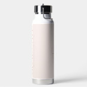 Bouteille D'eau Clôture de classe personnalisée rose pâle de 2025 (Gym)