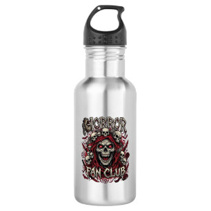 Bouteille D'eau Club de fans d'horreur Halloween Crâne hurlant Cap