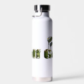 Bouteille D'eau Clubs De Golf Dimensionnels Et Nom, (Plage)