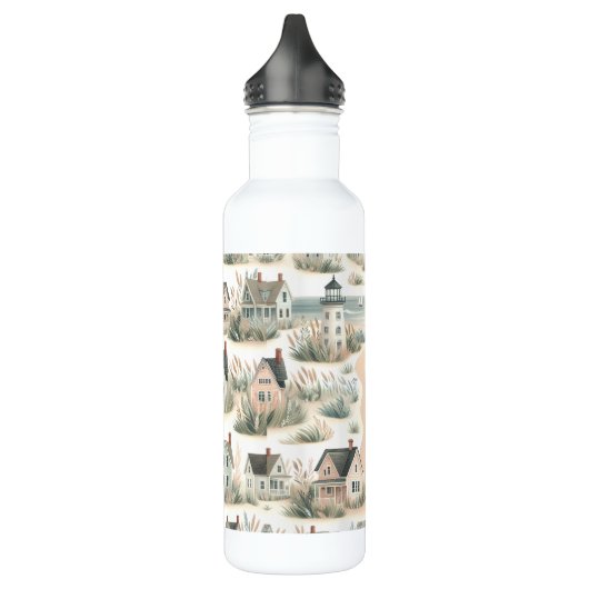 Bouteille D'eau Coastal Cottage Lighthouse Pattern (Gauche)