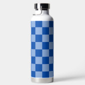 Bouteille D'eau Cobalt Blue Checkerboard (Droite)