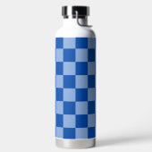 Bouteille D'eau Cobalt Blue Checkerboard (Droite)