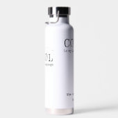Bouteille D'eau Cobol est ma langue d'amour.b Personnalisé (Plage)