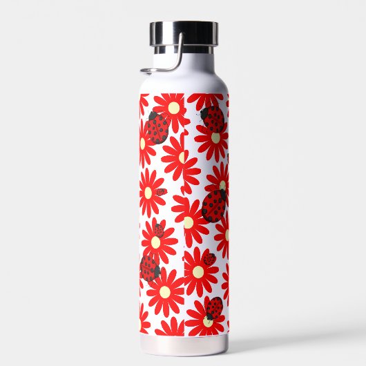 Bouteille d'eau coccinelle (Plage)
