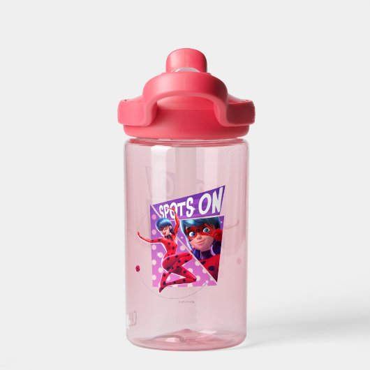 Bouteille D'eau Coccinelle | Spots Sur Graphique Violet (Salle de sport)