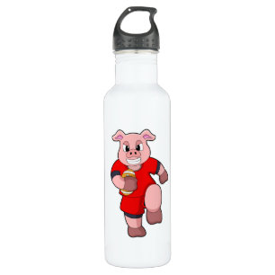 Bouteille D'eau Cochon de football