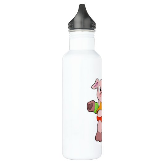 Bouteille D'eau Cochon en cours d'exécution (Gauche)