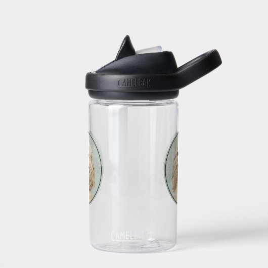 Bouteille D'eau Cocker Spaniel Buff Peinture - Art Chien original (Gauche)