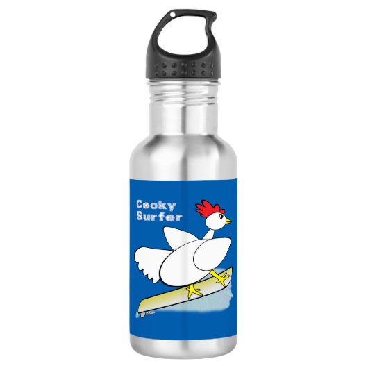 Bouteille D'eau Cocky Surfer (Devant)