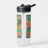 Bouteille D'eau CocoCay Bahamas Retro Flamant rose Souvenir 1950 (Gauche)