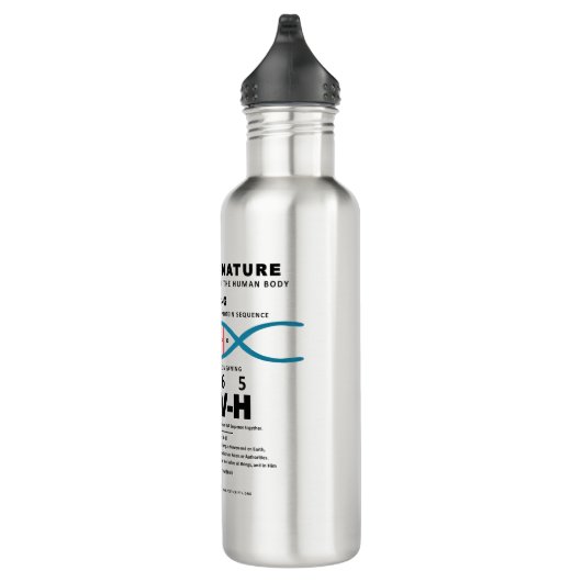 Bouteille D'eau Code ADN-YHVH, (Droite)