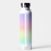 Bouteille D'eau Code-barres "INDESTRUCTIBLE" Couleurs arc-en-ciel (Gauche)