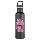 Bouteille D'eau Code de Girls Who Write the future PC (Devant)