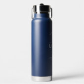 Bouteille D'eau Code QR Logo Navy Marque Bien-être (Salle de sport)