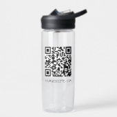 Bouteille D'eau Code QR personnalisable Votre lien de page Web (Gauche)