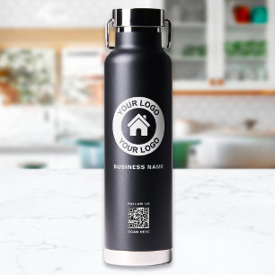 Bouteille D'eau Code QR personnalisé Nom du logo professionnel Mod