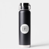 Bouteille D'eau Code QR Texte de Logo d'Entreprise pour la Promoti (Arrière)