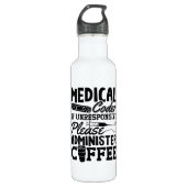 Bouteille D'eau Coder Médicale Coder Café Assistant ICD Coding Cad (Devant)
