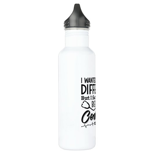 Bouteille D'eau Codeur Médicale Étant Un Codage De Programmateur I (Gauche)