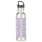 Bouteille D'eau Coeur aquarelle (Dos)