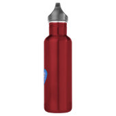 Bouteille D'eau Coeur floral mystique de l'oeil (Droite)