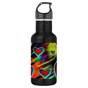 Bouteille D'eau Coeurs