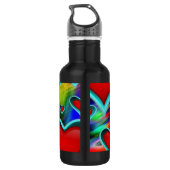 Bouteille D'eau Coeurs (Dos)