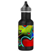 Bouteille D'eau Coeurs (Droite)
