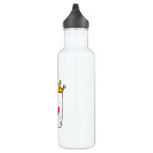 Bouteille D'eau Coeurs d'As avec Reine Couronne (Droite)