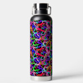 Bouteille d'eau Coeurs multiverse (Plage)