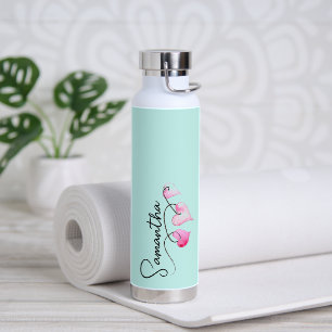 Bouteille D'eau Coeurs peints mignons Personnalisés