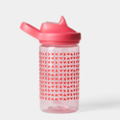 Bouteille D'eau Coeurs rouges (Arrière Complet)